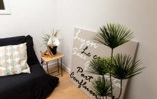 salon scandinave agencé par MJ Home & mis en valeur par Tiphanie FOGEL