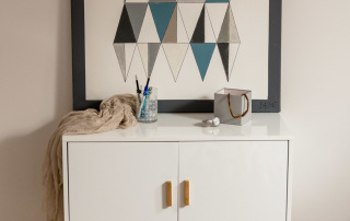 chambre scandinave agencée par MJ Home & mise en valeur par Tiphanie FOGEL